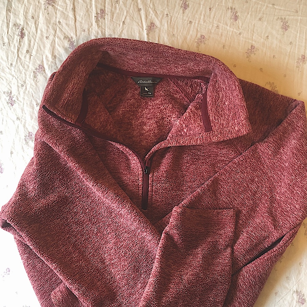 Eddie bower quality warmth zip sweater